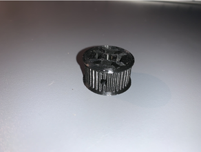gt2 pulley 40 teeth 10 mm belt width 3d printer customized 3d print model - Mito3D