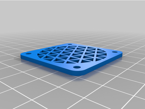 customized fan grill parametric 3d print model - Mito3D