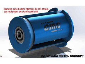 mandrin automatique verser bobine 3d print model - Mito3D