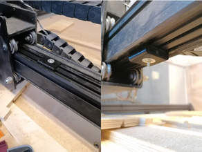 x-carve rail stiffener reduce chatter 3d print model - Mito3D