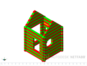 log house 1 3d print model - Mito3D