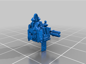 Inquisitor Party Thron Epos Rahmen 3d print model - Mito3D