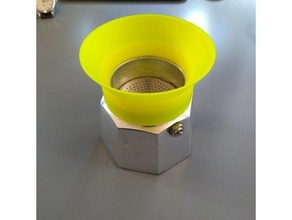 bialetti moka pot funnel 3 cup coffee 3d print model - Mito3D