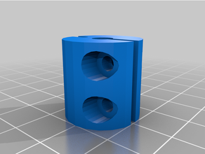 customized axis coupler 3d print model - Mito3D
