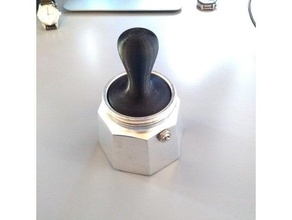 bialetti moka pot tamper 1 2 3 cup coffee 3d print model - Mito3D