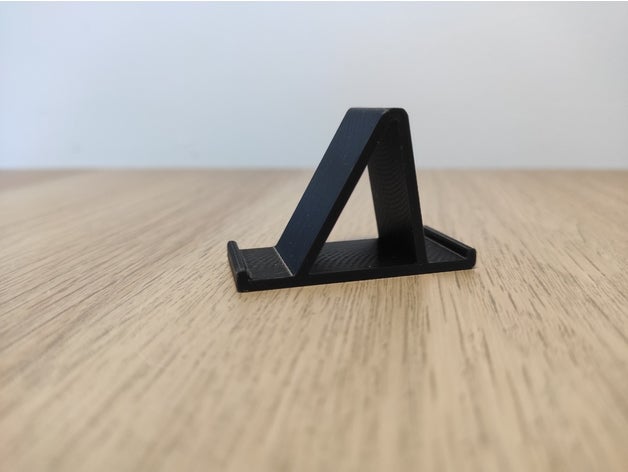 minimalistic dual angle phone stand desk desktop dock minimalist office simple smartphone tablet 3D print model - Mito3D