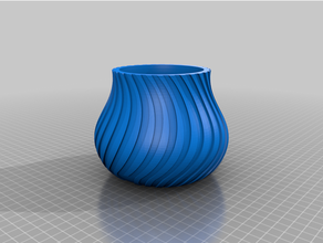pots flower pot ornament plant 3d print model - Mito3D