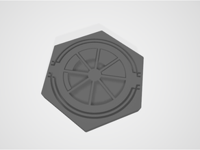 fuse token x-wing 3d print model - Mito3D