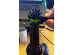corona bottle opener 3d print model - Mito3D
