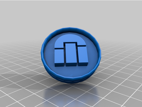 paola free library logo stamp 3d print model - Mito3D