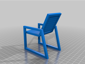 metal cadeira 3d print model - Mito3D
