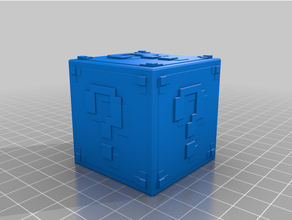 Minecraft chanceux bloquer 3d print model - Mito3D