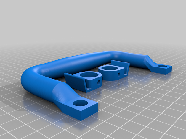 GPS Halter Unterstützung vstrom 3D print model - Mito3D