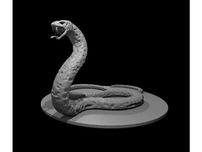 géant zombi serpent Mort vivant 3d print model - Mito3D