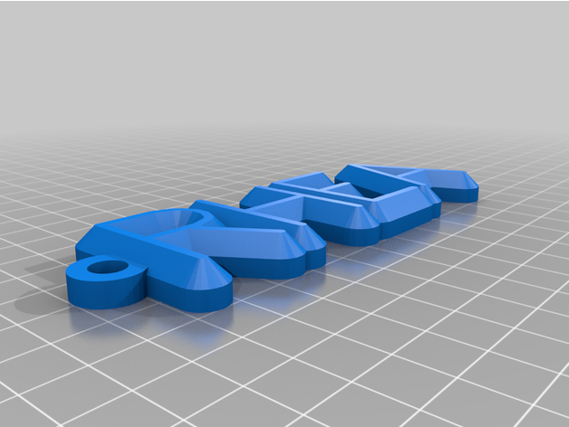keychain customized 3D print model - Mito3D