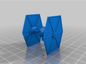 tie-fighter x-wing game scale starwars star wars xwing miniatures 3d print model - Mito3D