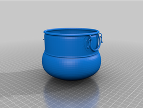 time pot chamber chamberpot dd mini miniature pan rpg tabletop 3d print model - Mito3D