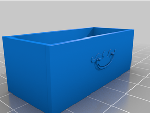 gabinete cajón dd muñeca mueble casa mini miniatura mesa 3d print model - Mito3D