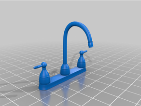 faucet doll furniture rpg tabletop toy 3d print model - Mito3D
