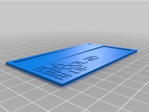 blue customized 3d print model - Mito3D