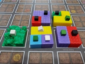 urban sprawl parks buildings boardgame 3d print model - Mito3D