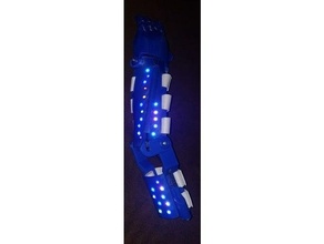 basic led unlimbited sleeve cuff 3d print model - Mito3D