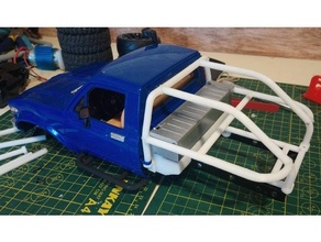 wpl c24 honcho cage fancy rc car parts crawler toyota hilux c14 3d print model - Mito3D