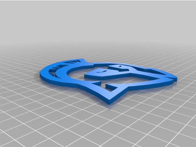 uwf argos símbolo chaveiro 3D print model - Mito3D