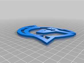 uwf argos símbolo llavero 3d print model - Mito3D