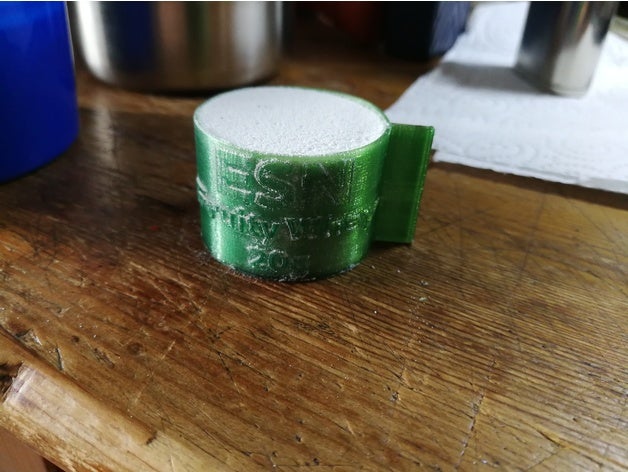 protéine scoop tasse mesure dispositif outil petit lait 3D print model - Mito3D