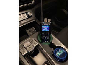 anytone 878 uv cup holder at-d878uv at-d878uvplus car cupholder 3d print model - Mito3D