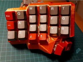 dáctilo manufactura 4x6 matias interruptores 20200307 teclado 3d print model - Mito3D