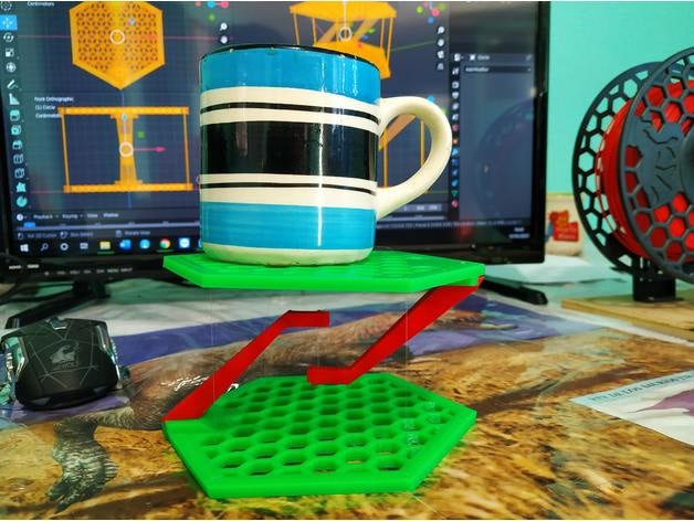 impossible table 3d imprimante équilibre mixeur forces fuerzas fr objet physique 3D print model - Mito3D