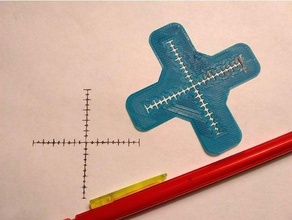 Graph Schablone zeichnen Geographie Mathematik Kunst messen Plotter Werkzeug 3d print model - Mito3D