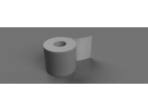 baño papel achaparrado soporte corona coronavirus rodar 3d print model - Mito3D
