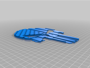 castigador placa remezclar 3d print model - Mito3D