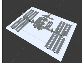 Uluslararası Uzay istasyon Görüntüle çerçeve 3d print model - Mito3D