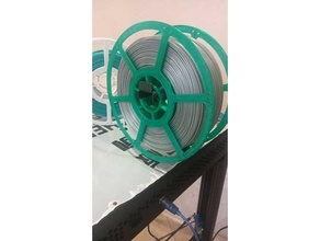filament spool custom width light weight quick bobbin coil 3d print model - Mito3D