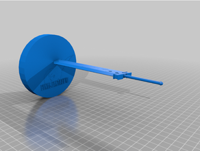 mec épée socle 3d print model - Mito3D