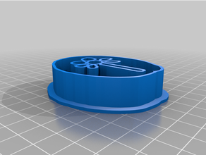customized cookie cutter customizer 3d print model - Mito3D