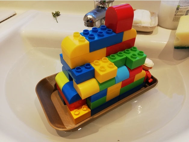 Duplo banyo tekne 3D print model - Mito3D