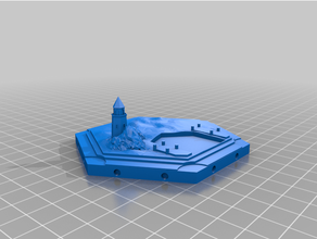 catan 3d double harbour 3d print model - Mito3D