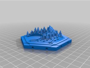 catan 3d madera maleficio piezas magnético 3d print model - Mito3D