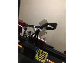 cr-10s pro dino hotend cable support 3d print model - Mito3D