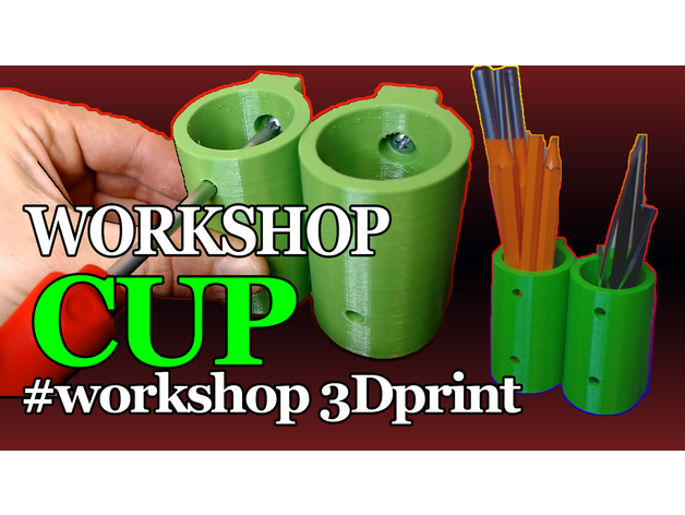 workshop cup handle 3D print model - Mito3D