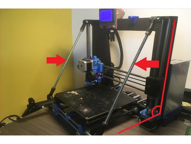 prusa mk2 eje Z ángulo 3D print model - Mito3D