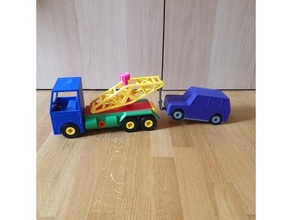 module 4 tow-truck child children kid learning modular play screws tow toy truck 3d print model - Mito3D