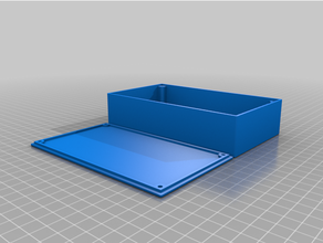 customized project box lid screws 3d print model - Mito3D