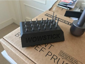 xiaomi wowstick bit holder 18 bits 6x3 electric screwdriver hex 1f 3d print model - Mito3D