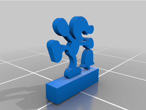 mr game & watch 3d print model - Mito3D